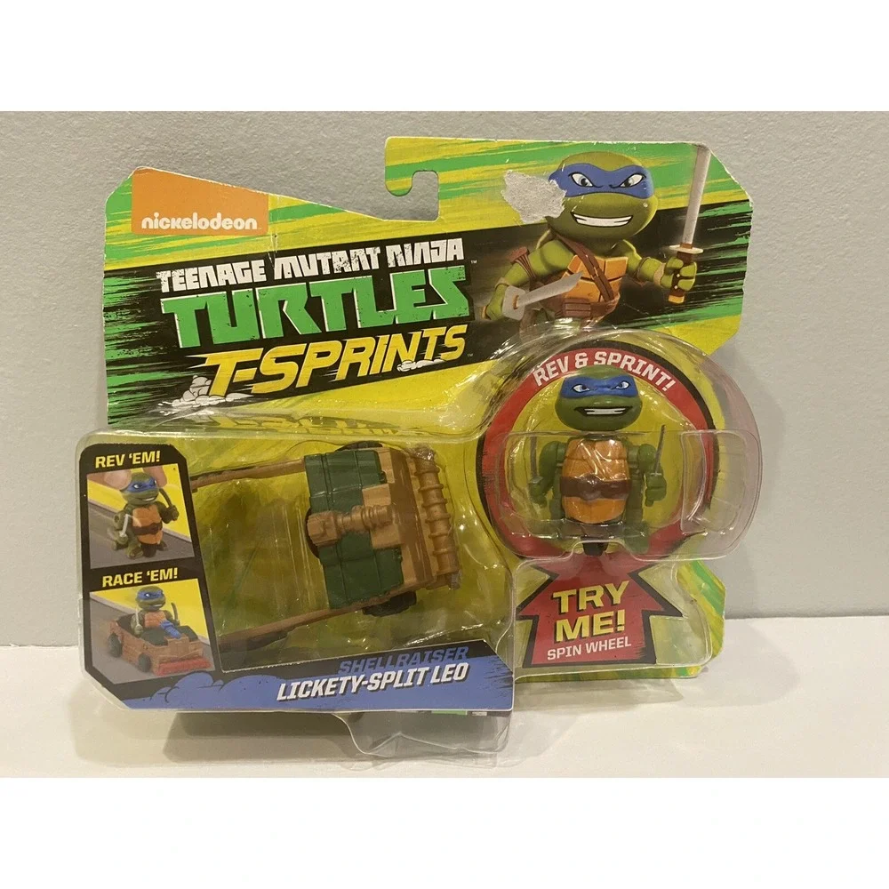 NEW Teenage Mutant Ninja Turtles Toy T-Sprints Lickety Split Leo Shellraiser